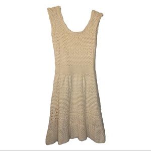 Jessica Simpson - Cream Crochet Dress - SIZE XS
